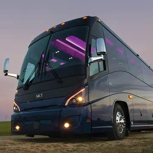 56 Passenger Black MCIJ4500 Motor Coach